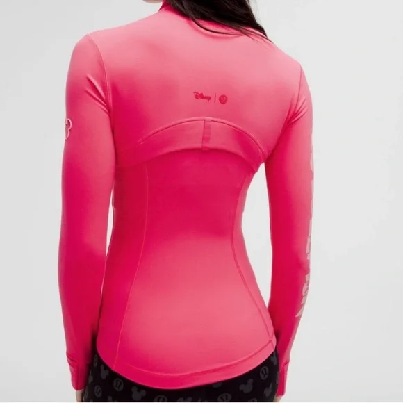 Disney x Lululemon Define Jacket Nulu Lipgloss Pink NWT Size 8 - Picture 10 of 11